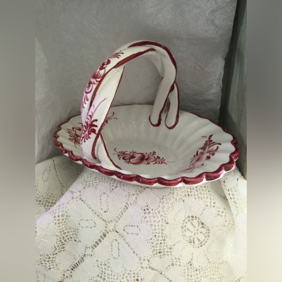 Andrea By Sadek Other - Vintage Jay Willford Hand Painted Basket